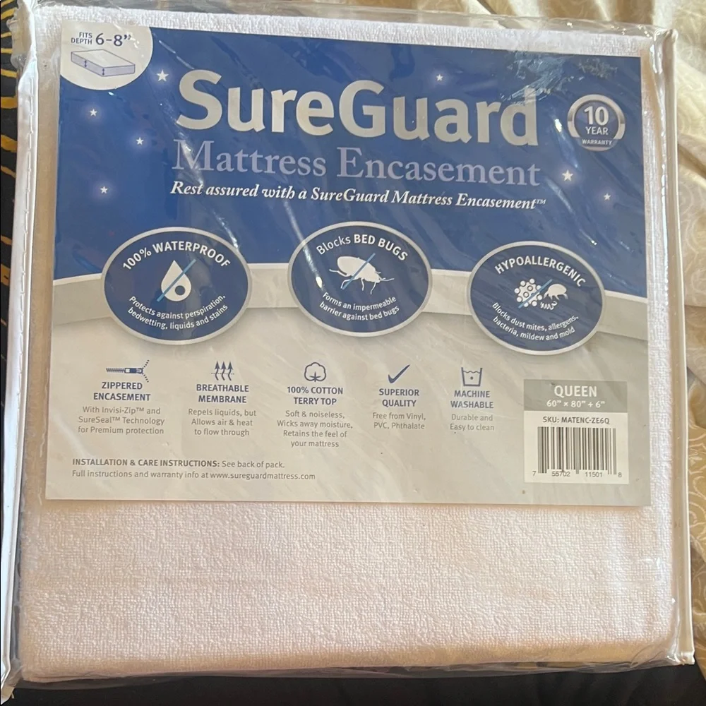 Mattress Encasement - White